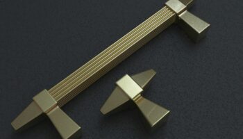 brushed brass door hard ware